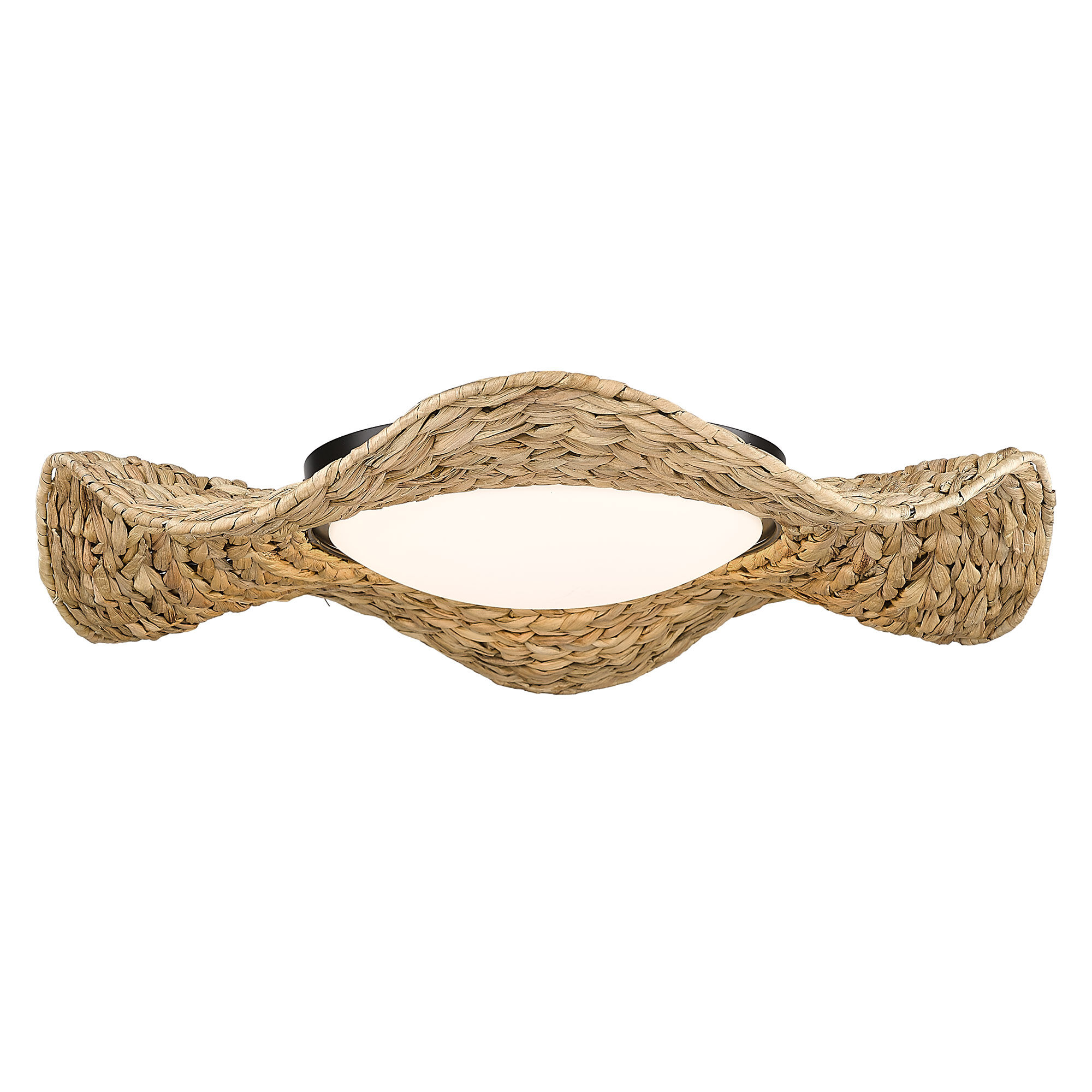 Macy LED 21 inch Matte Black Flush Mount Ceiling Light